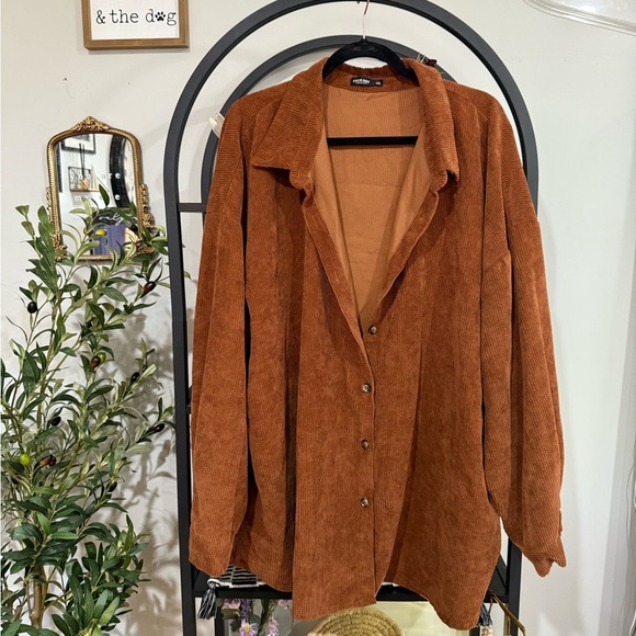 Plus, size shein jacket corduroy size 4x - Picture 1 of 8